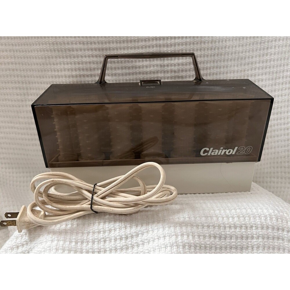 Working Vintage Clairol 20 Instant Hairsetter Hot Rollers (no pins)